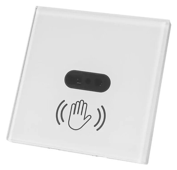 SmartWise gesztusvezérléses okos Wi-Fi-s fali villanykapcsoló fehér (SMW-KAP-INFRAW)