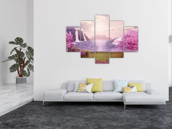 Tó képe (150x105 cm)