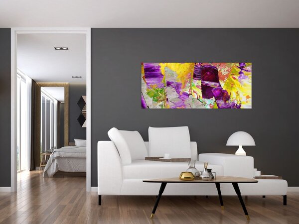 Absztrakció kép - festmény (120x50 cm)
