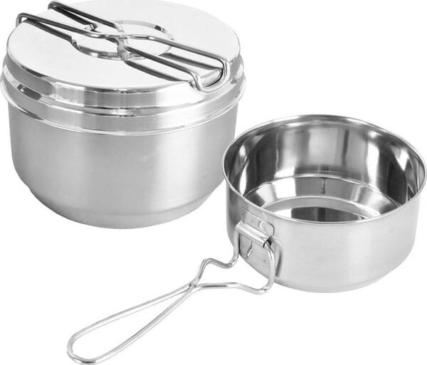 Kinghoff 3 részes camping edénykészlet - rozsdamentes acél (KH-1373)
