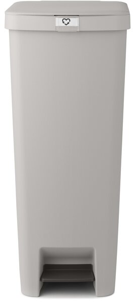 BRABANTIA StepUp pedálos hulladékgyűjtő hulladéktípus jelölő ablakkal 40L középszürke BR808005