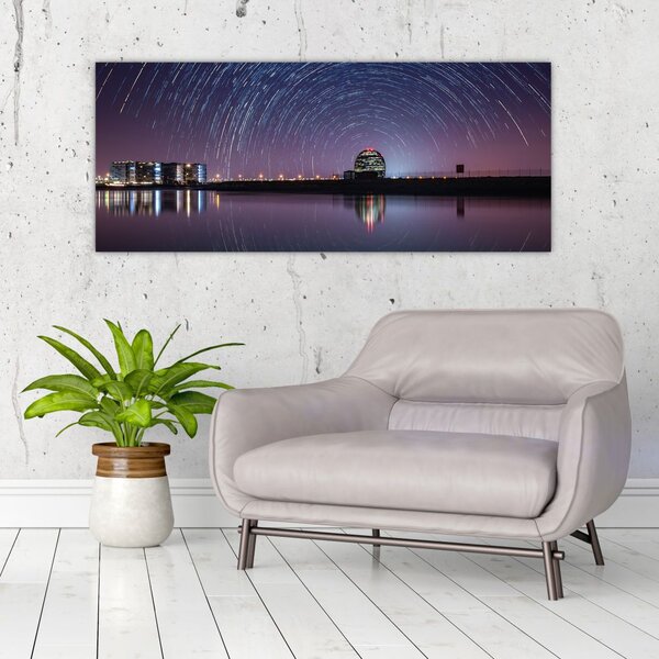Egy éjszakai égbolt csillagokkal (120x50 cm)