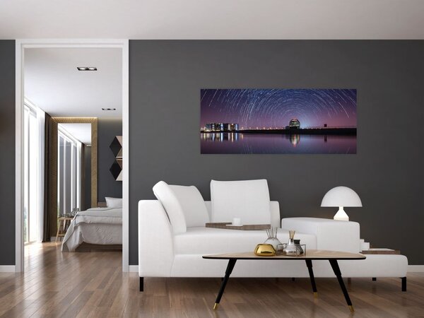 Egy éjszakai égbolt csillagokkal (120x50 cm)