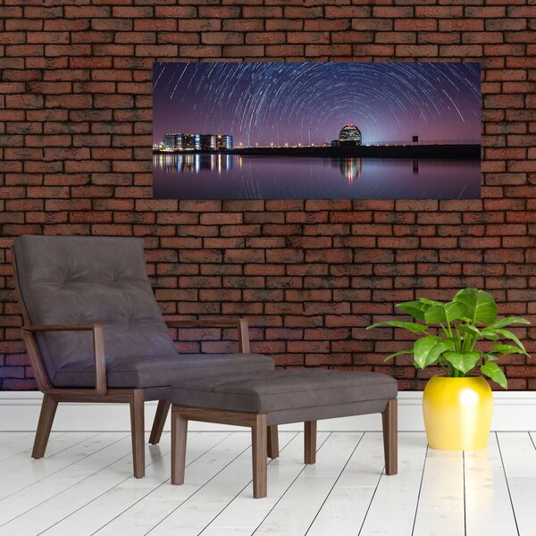 Egy éjszakai égbolt csillagokkal (120x50 cm)