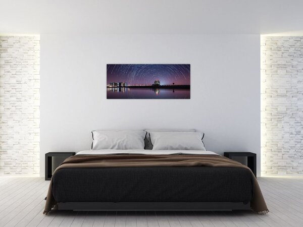 Egy éjszakai égbolt csillagokkal (120x50 cm)