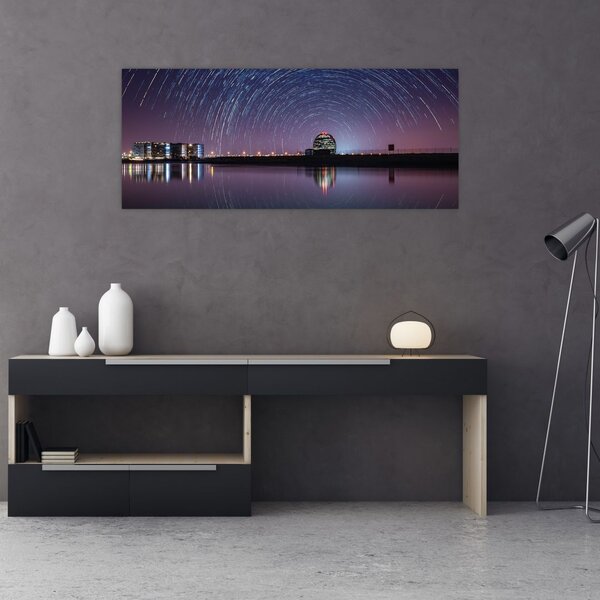 Egy éjszakai égbolt csillagokkal (120x50 cm)