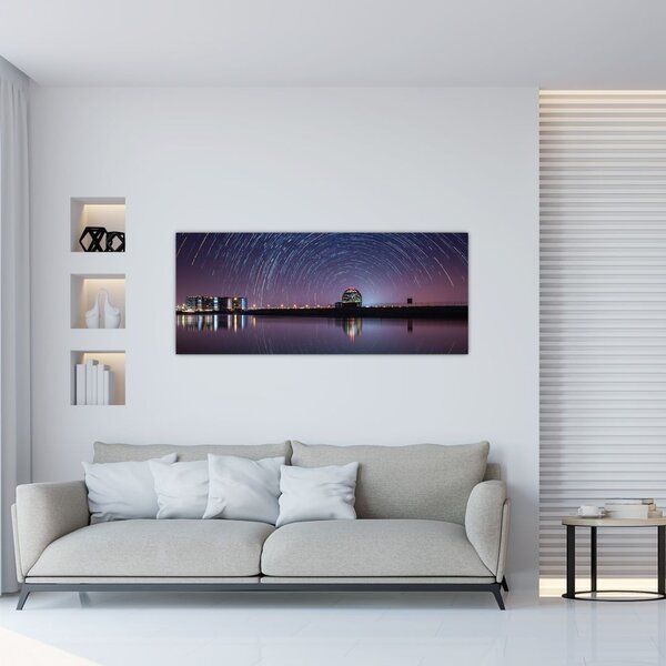 Egy éjszakai égbolt csillagokkal (120x50 cm)