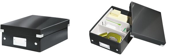 Leitz Click&Store A5 fekete rendszerező doboz