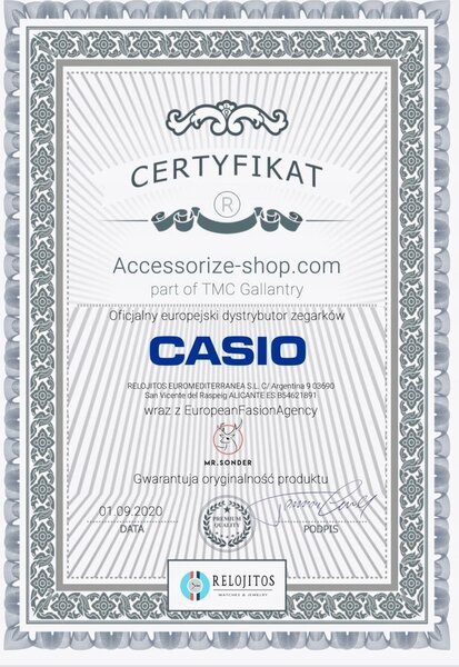 Casio A164WA 1VES Retro Óra