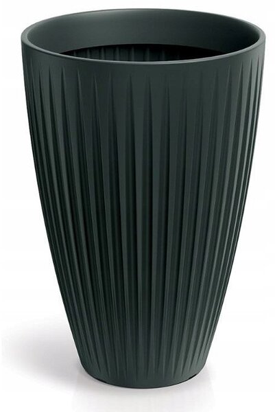 Maceta Latia Round High Ø60x58 Antracita