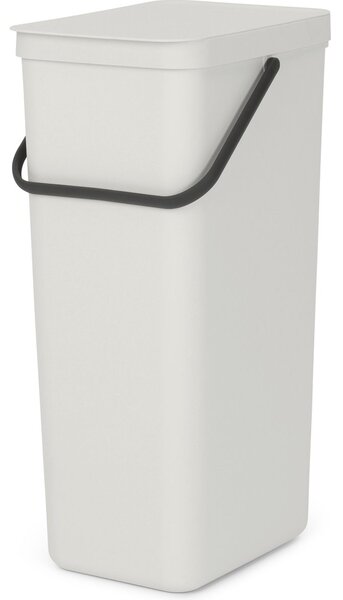 Brabantia Sort & Go 40 literes Szelektív hulladékgyűjtő szemetes - Világos szürke