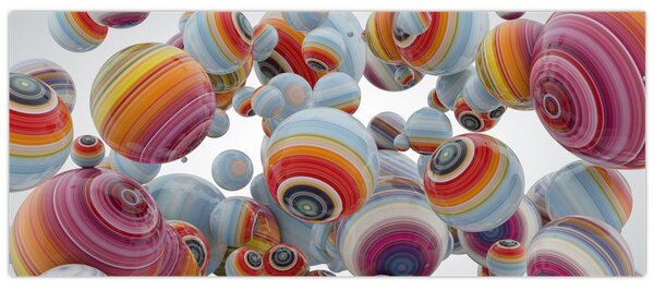 Festett gömbök képe (120x50 cm)