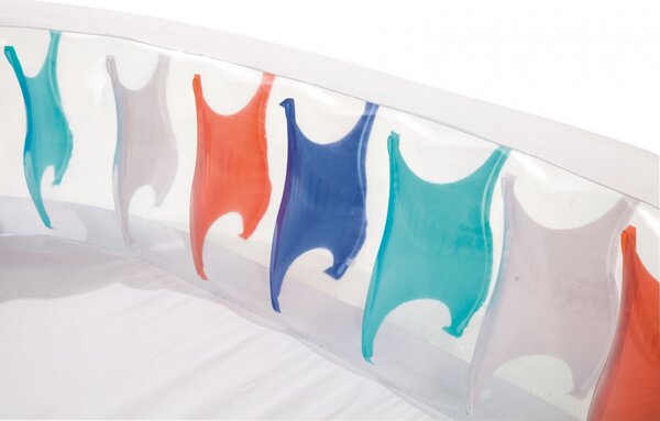 Bestway Elliptikus Felfújható gyerek medence - 229x152x51 cm