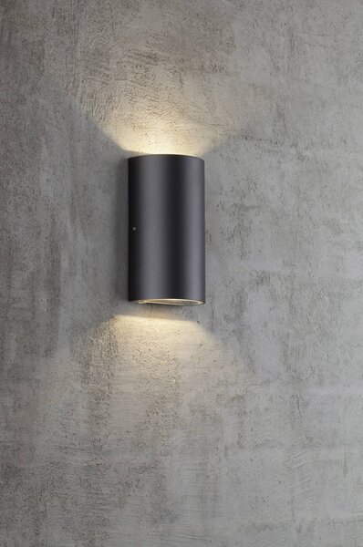 Nordlux Rold LED-es kültéri fali lámpa LED Fixen beépített LED-es 10 W Fekete (84141003)