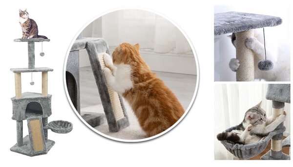 Timeless Pet Macska mászóka-szürke (HOP1001218)