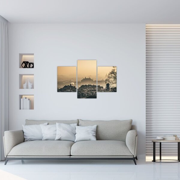 Kép - Város köd alatt (90x60 cm)