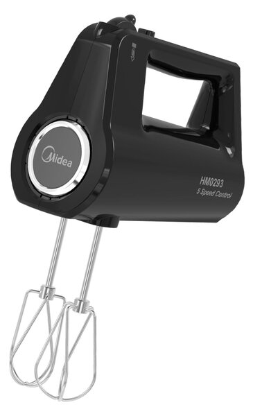Midea kézi mixer, 5 sebesség + turbó fokozat, 400 W, fekete (HM0293N)