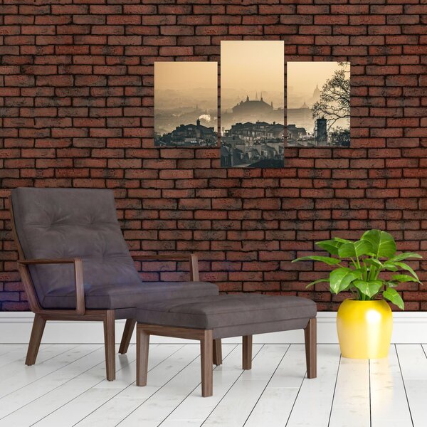 Kép - Város köd alatt (90x60 cm)