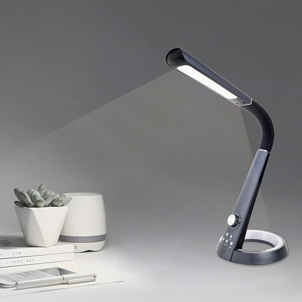 Lampka SVENSSON Light biurkowa 450 lumen 8W czarna, model Berlin