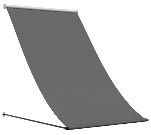 VidaXL antracit szövet és acél feltekerhető napellenző 100 x 150 cm