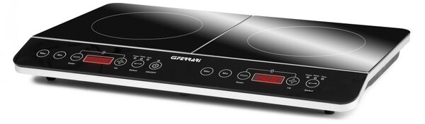 G3 Ferrari G10047 Hordozható 2 zónás indukciós főzőlap 2000 W - Fekete