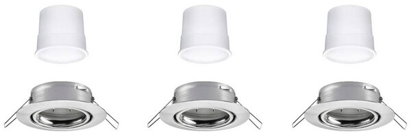 Paulmann LED-es beépíthető lámpa 3 részes készlet LED 14.7 W Vas (matt) (92467)