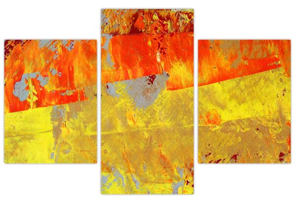 Absztrakció kép - festmény (90x60 cm)