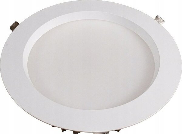 LangeLight Oprawa wpuszczana LED Downlight 28W/38W 3000K/3400K/4000K fi 275mm 230V biały / aluminium tworzywo