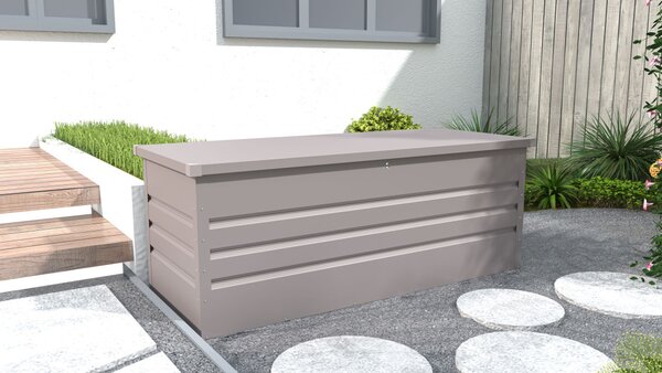 Kerti doboz G21 Denver 560 L, szürke fém