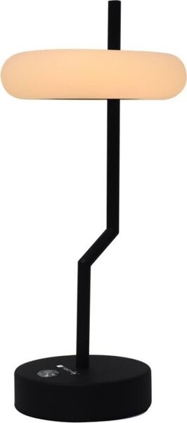 Techly I-LAMP-TABLE2 asztali lámpa Nem cserélhető izzó(k) 2 W LED Fekete, Fehér