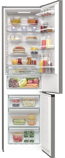 Hűtőszekrény Gorenje NRK620CA2XL4 NoFrost 200cm Ezüst 331l AdaptTech