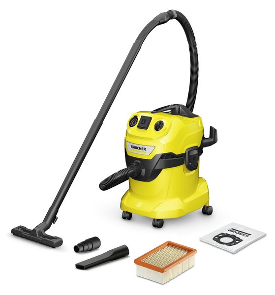 Karcher WD 4 P V-20/5/22 Nedves-száraz porszívó - Sárga