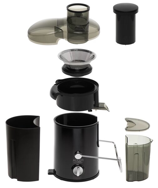 Adler AD 4132 Gyümölcscentrifuga 800W titánium pengével