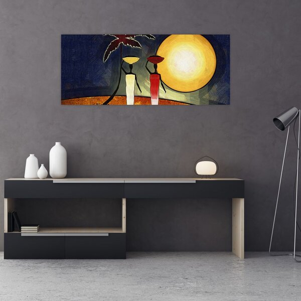 Egy ősi festmény képe (120x50 cm)