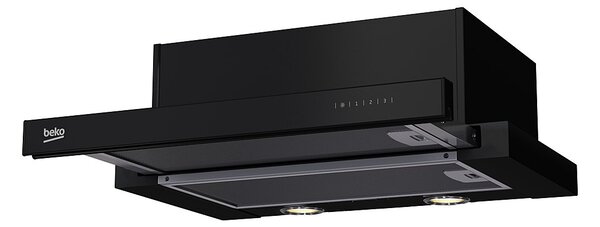 Beko HNT62340B Beépíthető Páraelszívó Fekete 366 m³/h
