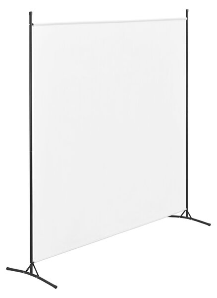 Válaszfal / Paraván Tarazona 2 lábon álló stabil dekoratív válaszfal 176 x 175 cm acél/poliészter fehér