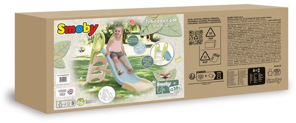 Smoby Life Gyerek csúszda vízcsatlakozóval 150 cm - Kék/Zöld