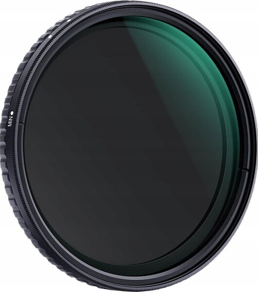 Kf szűrő fél szürke, szabályozható, Nd8-Nd128, 49mm