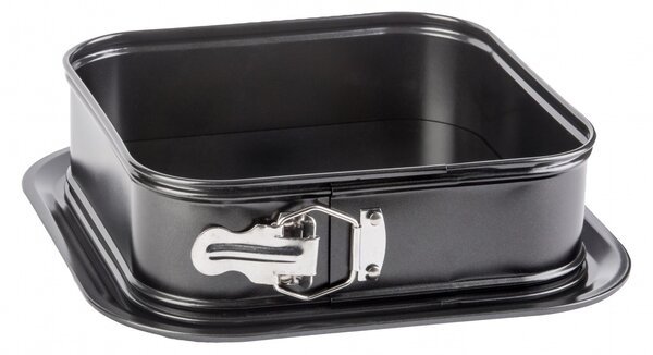 Berretti BR-8693 Szögletes csatos tortaforma 23,5 x 23,5 cm - Fekete