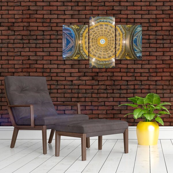 A Siena templom mennyezetének képe (90x60 cm)