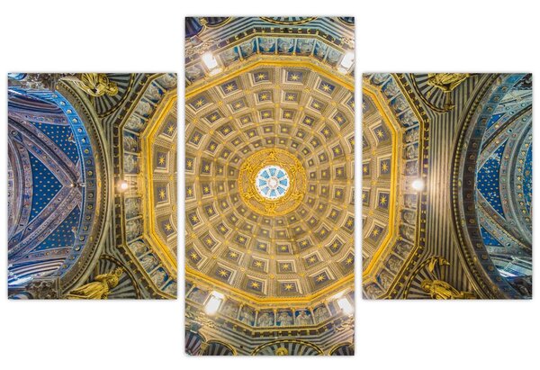 A Siena templom mennyezetének képe (90x60 cm)