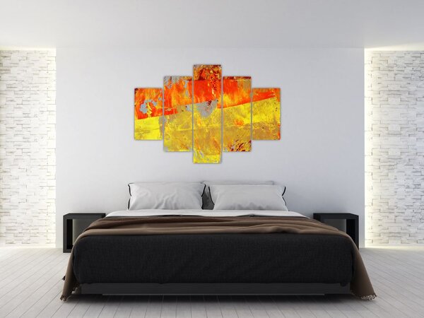 Absztrakció kép - festmény (150x105 cm)