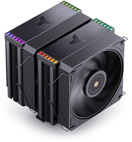 Jonsbo HX6280 Dupla Torony CPU Hűtő RGB 280W TDP Fekete