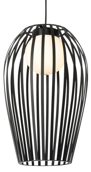 Design lógólámpa fekete opállal - Angela