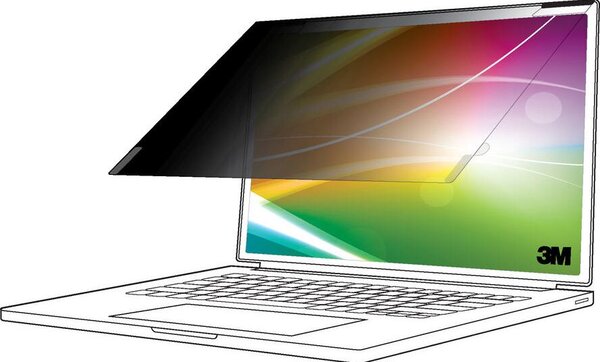 3M BP150C3E betekintésvédelmi szűrő 38,1 cm (15") Laptop Keret nélküli betekintésvédő fólia