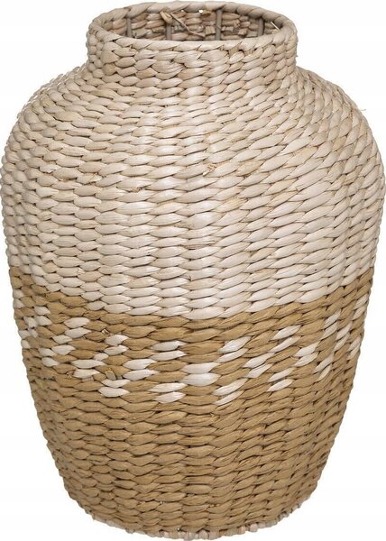Florero Carmen Natural De Dos Tonos D25 X H32 Atmosphera