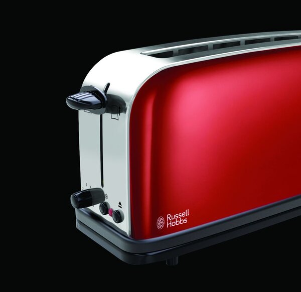 Russell Hobbs 21391-56 Colours Plus+ Piros hosszúszeletes kenyérpirító, 1 rés