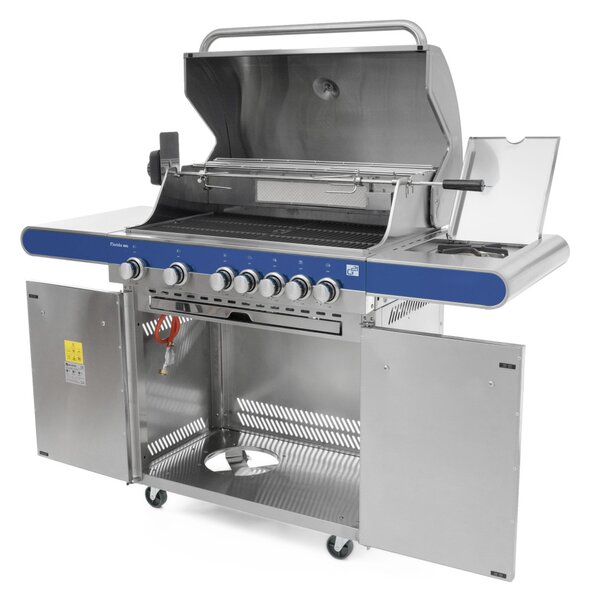 G21 Florida BBQ Premium line gázgrill, 7 égőfej + ajándék nyomáscsökkentő