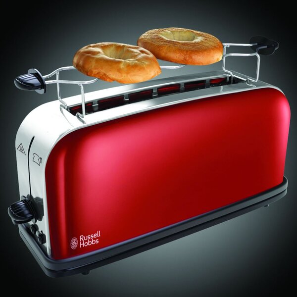Russell Hobbs 21391-56 Colours Plus+ Piros hosszúszeletes kenyérpirító, 1 rés
