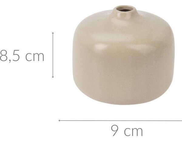 Home Styling Collection Wazon dekoracyjny z ceramiki, wys. 8,5 cm